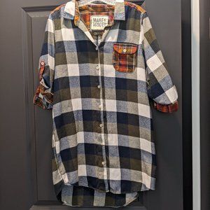 Make + Model Flannel Tunic | S